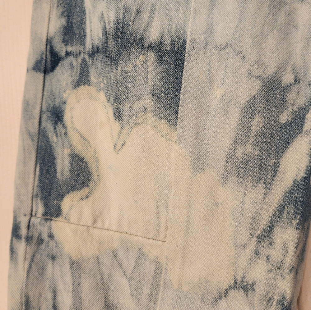 FRAME Le Original Bleached High Waist Straight Leg Jeans In Fresco Size 28 - Picture 14 of 16